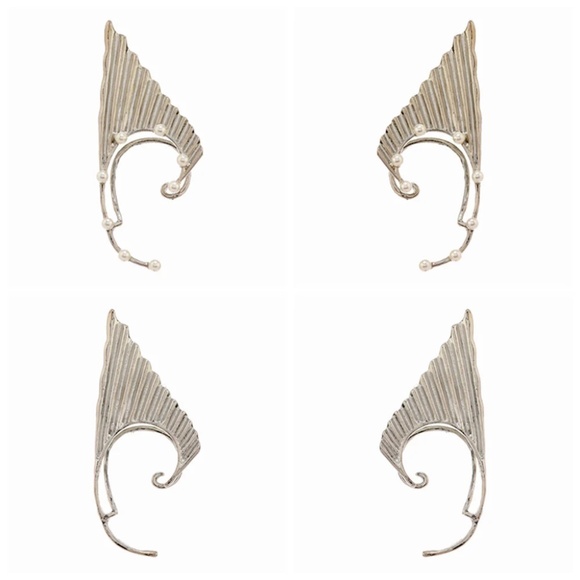 Unique Pair Elf Ear Cuff, Elf Ears, Elf Ear Wraps, Left and Right Ear - Picture 5 of 10